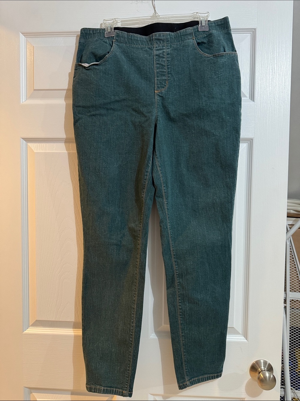 Women’s Forest Green Stretch Denim Jeans
